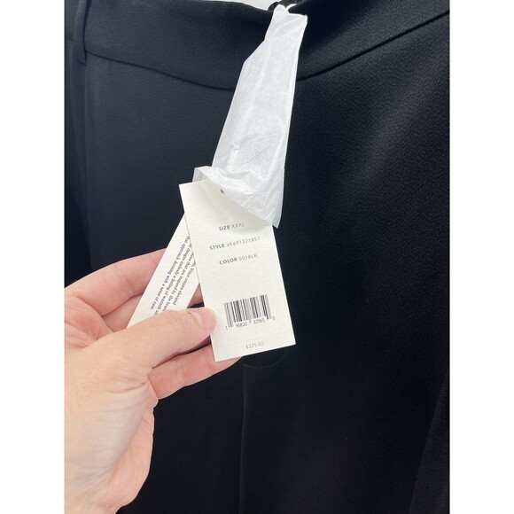 Vince Womens Pants Plus XXXL 3XL Black Crepe Wide Leg Pull On Trouser $325 NWT - Picture 9 of 16